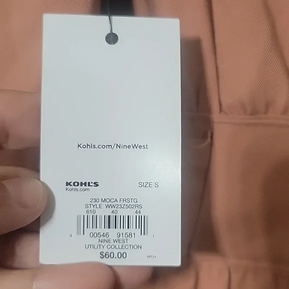 Nine West Belted Utility Jacket Size Small NWT - Picture 9 of 9